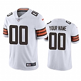 Customized Men & Women & Youth Nike Browns New White Vapor Untouchable Player Limited Jersey,baseball caps,new era cap wholesale,wholesale hats